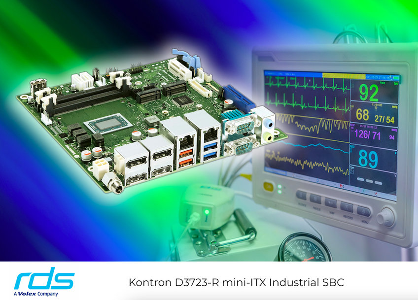 Industrial motherboard supports extensive graphics performance